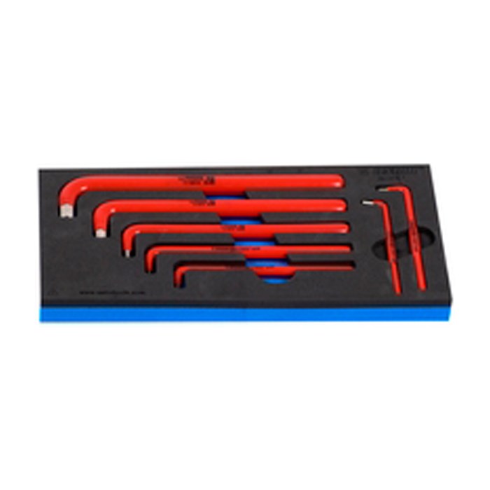 Set of insulated hex wrenches in SOS tray (964VDE7)