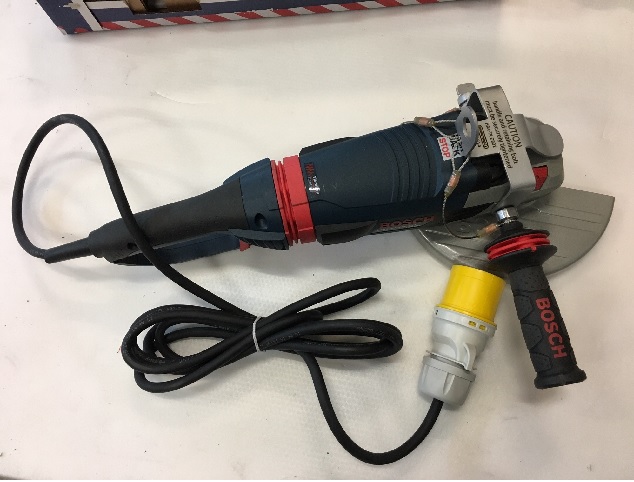 Anti kick back 110v 9in  grinder